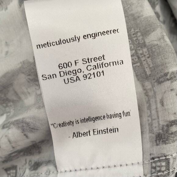 Clothier to the King Lansky Bros Mug Shot Button Down Shirt size 2 size small - Picture 6 of 11